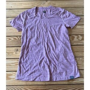 Meriwool Base Layer T Shirt Size Large Women’s Pink Short Sleeve